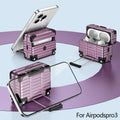 Mini Suitcase AirPods Case – Drop-Proof PC & TPU Cover