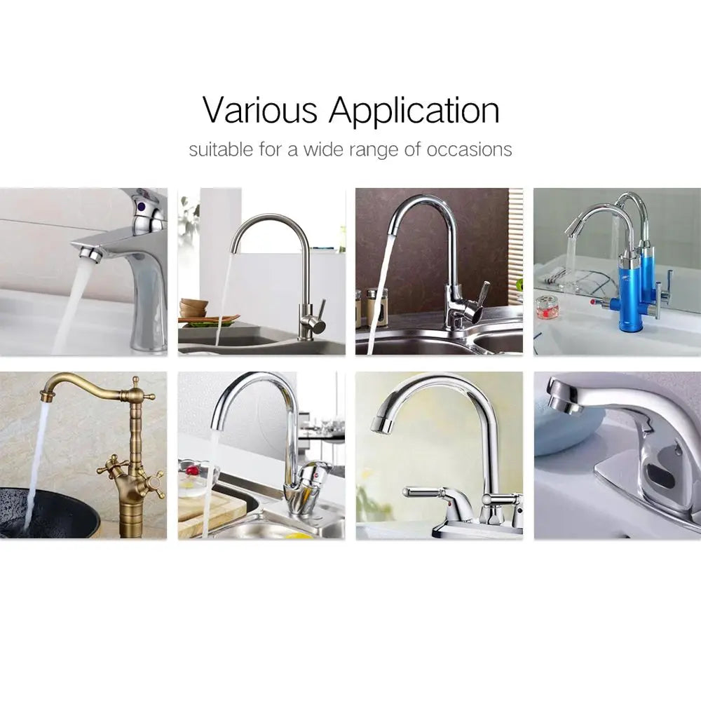 Hardware 360-Degree Swivel Brass Water Saving Tap Faucet Aerator Sprayer Sink AeratorTap Nozzle Bathroom Home Daily Tools Oasis Select