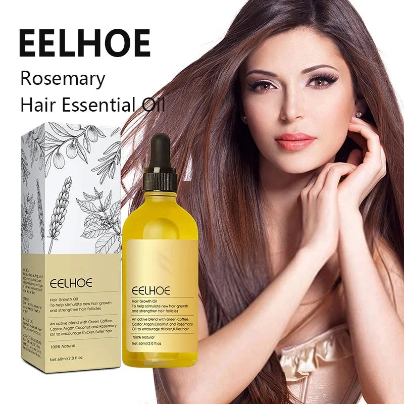 Eelhoe Rosemary Hair Growth Oil – Nourishing Scalp Serum 60ml Hair Growth Serum Oil Oasis Select
