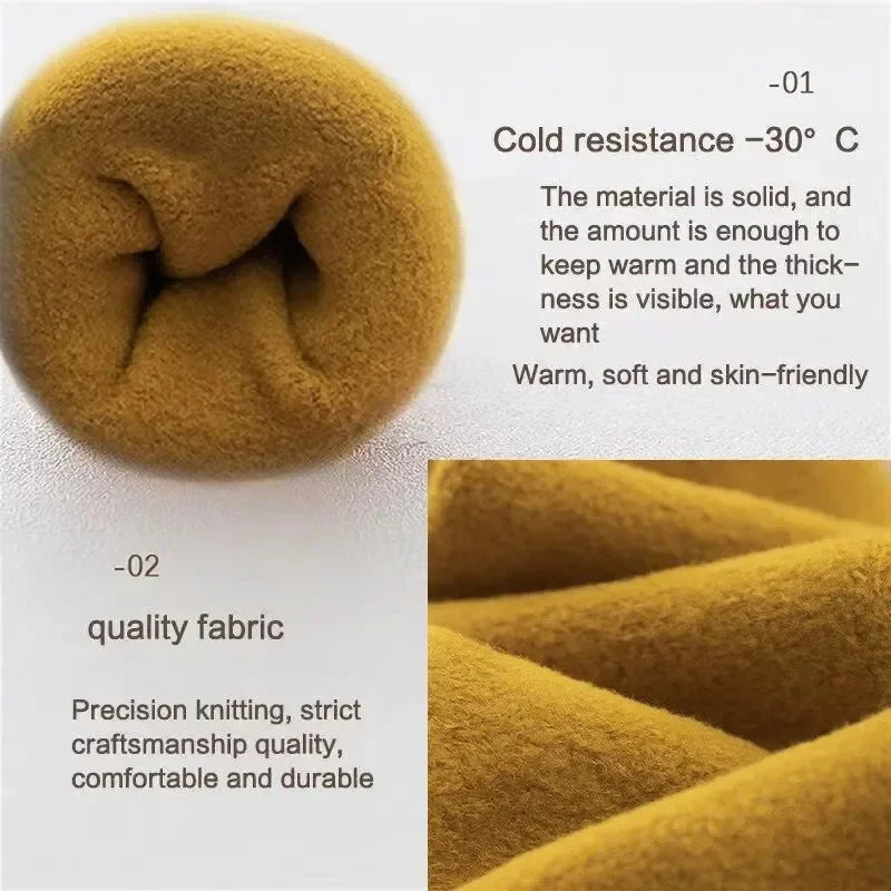 Women Winter Socks Hermal Cashmere Wool Socks Warm Thicken Thermal Snow Boots Floor Socks Oasis Select