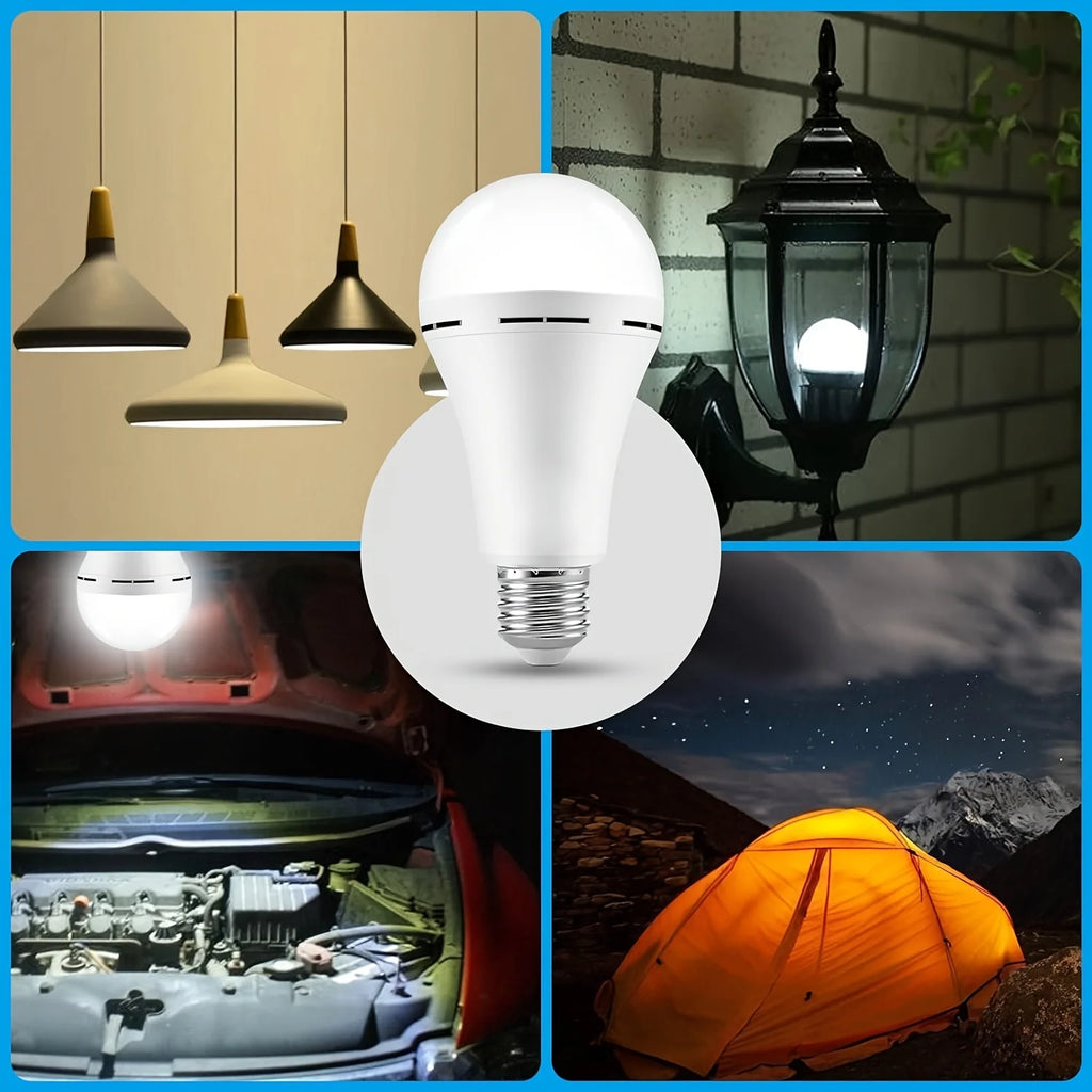 E27 Rechargeable LED Emergency Bulb 9W/15W | Portable Camp Light