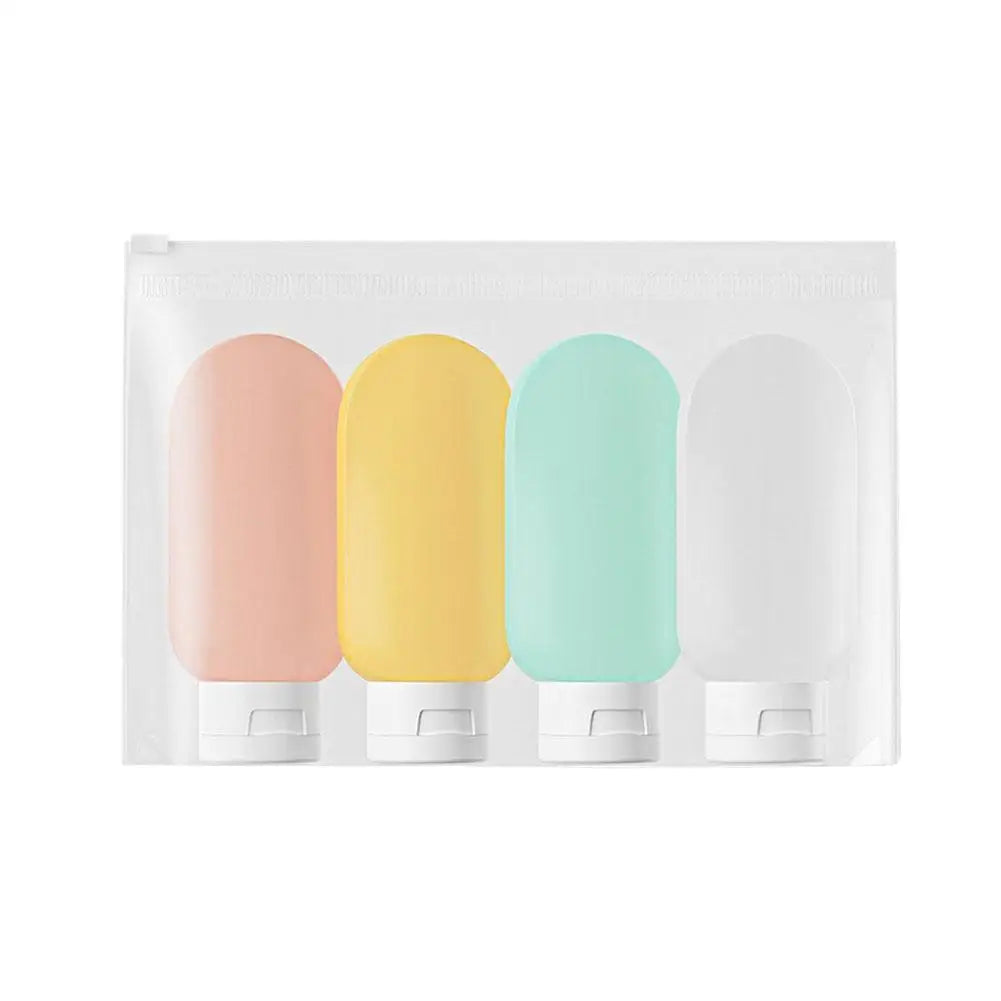 60ml Travel Silicone Squeeze Bottles – 4-Pack Leakproof TSA