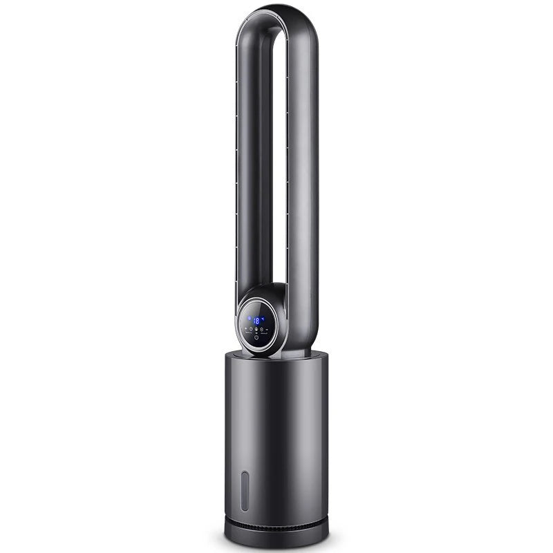 Water-Cooled Bladeless Tower Fan with Remote Control & Timer