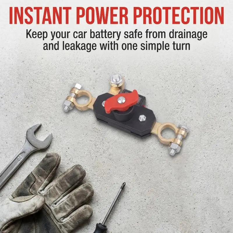 Car Battery Disconnect Switch - Bidirectional Joint Can Rotate Power Disconnect Switch With Digital Display 12-24v Oasis Select