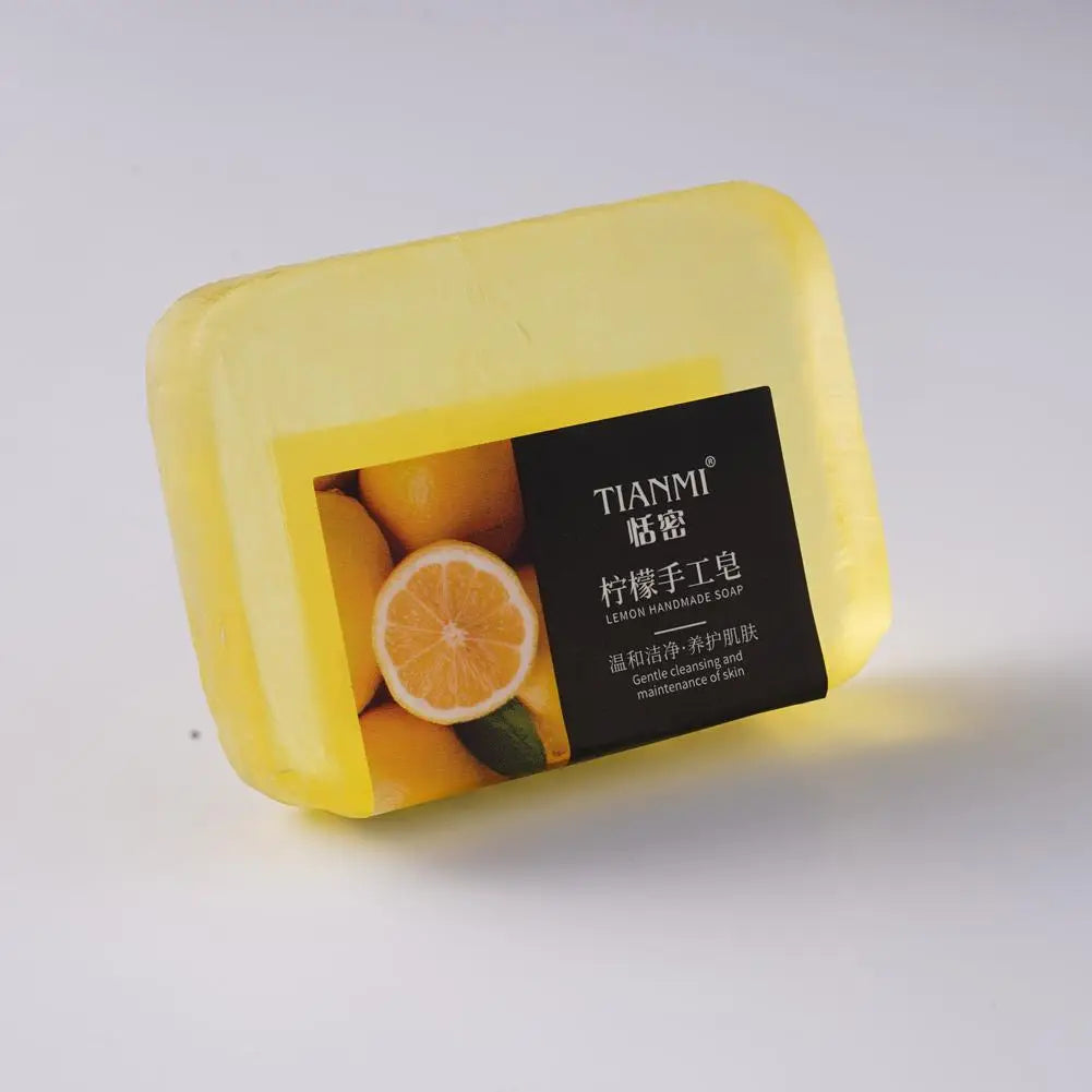 Lemon Essential Oil Handmade Soap 70g – Cleansing & Moisturizing Facial & Body Soap Oasis Select