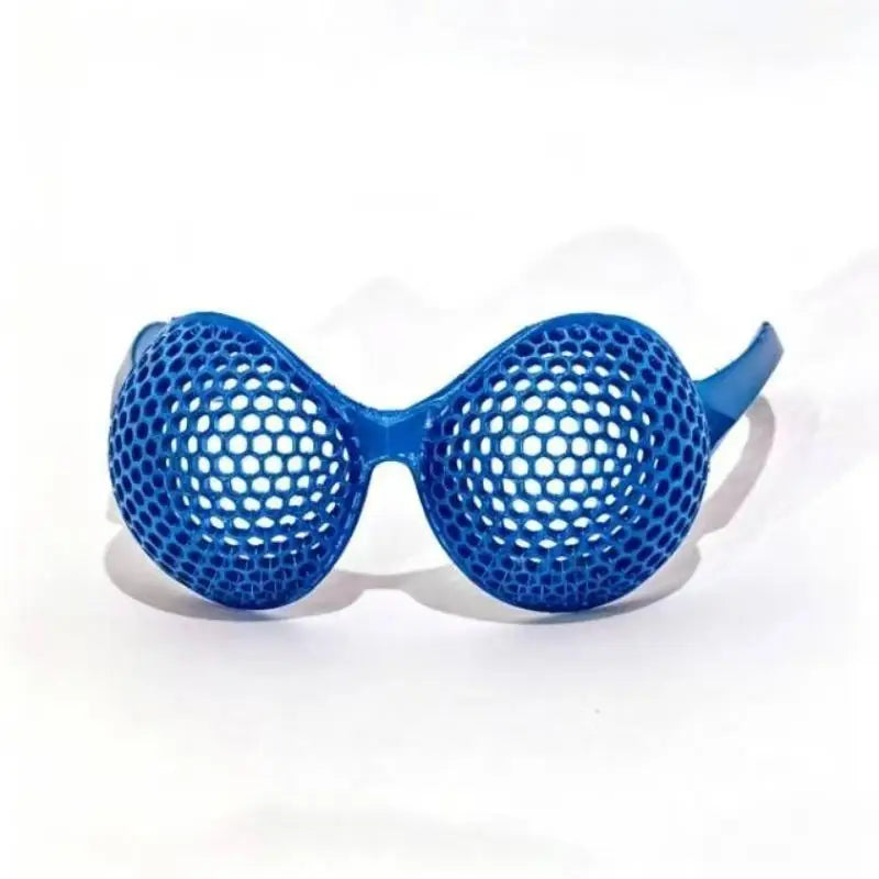 Funny Creative 3D Printed Eye Glasses Colorful Fashion Hollow Compound Eye Glasses For Party Photo Props Glasses Oasis Select S E