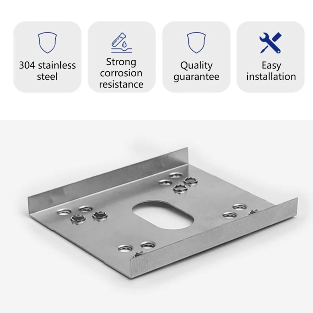 50Pcs Photovoltaic Grounding Plates C-Shaped Steel Photovoltaic Conductive Sheet For Solar Photovoltaic Systems Oasis Select