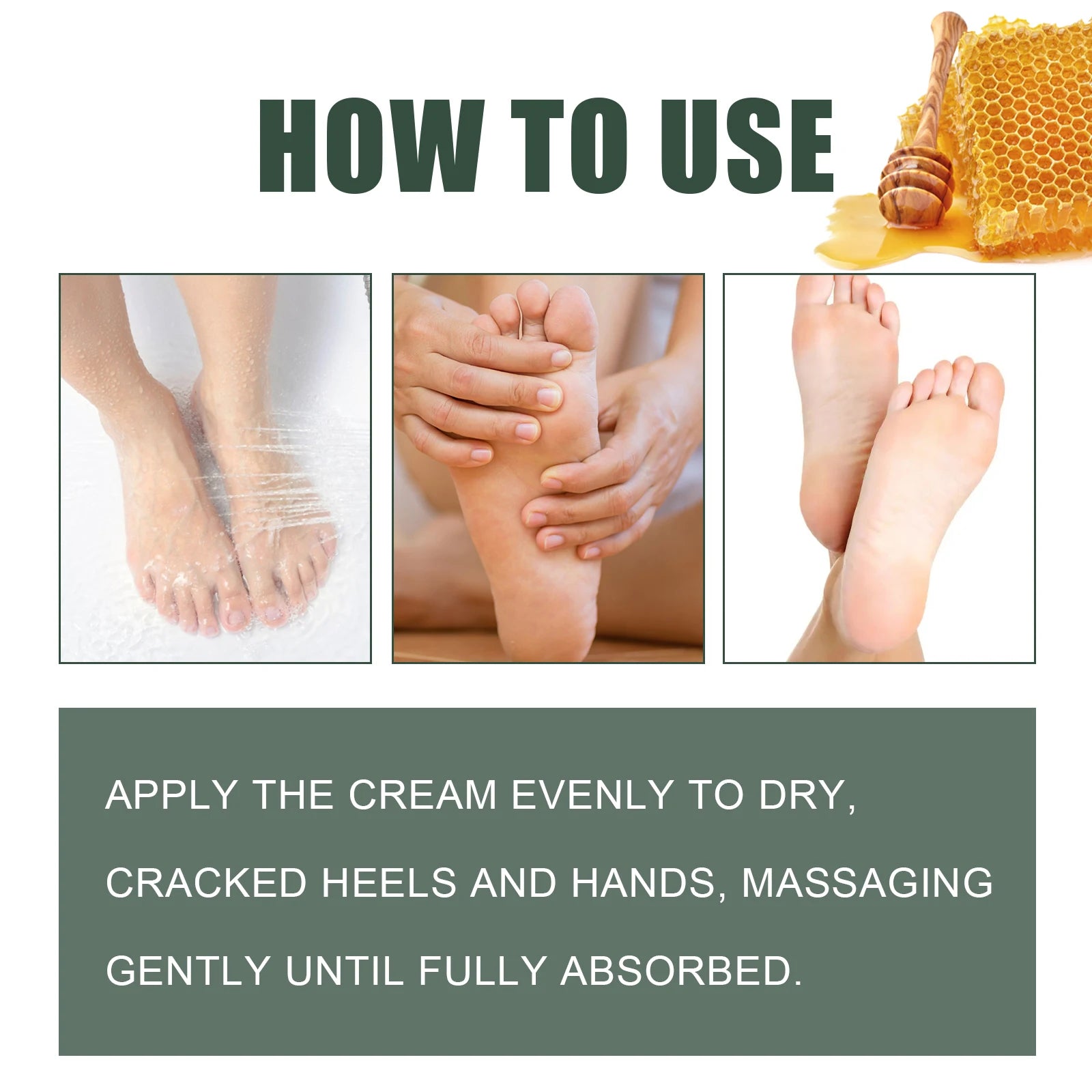 WOODSLEEP Cracked Heel & Hand Repair Cream – Deep Moisturizer Foot & Hand Cream Oasis Select