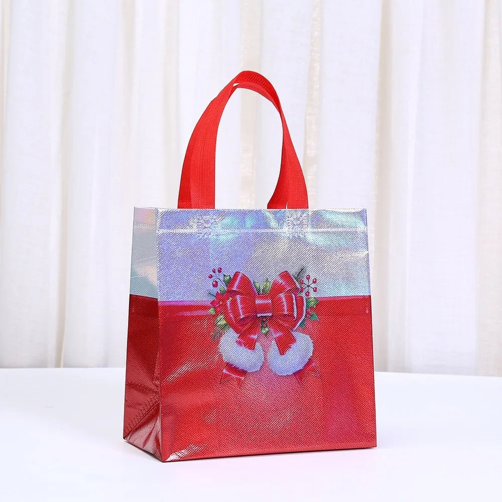 Christmas Non-Woven Tote Bag | Kids Gift & Reusable Storage