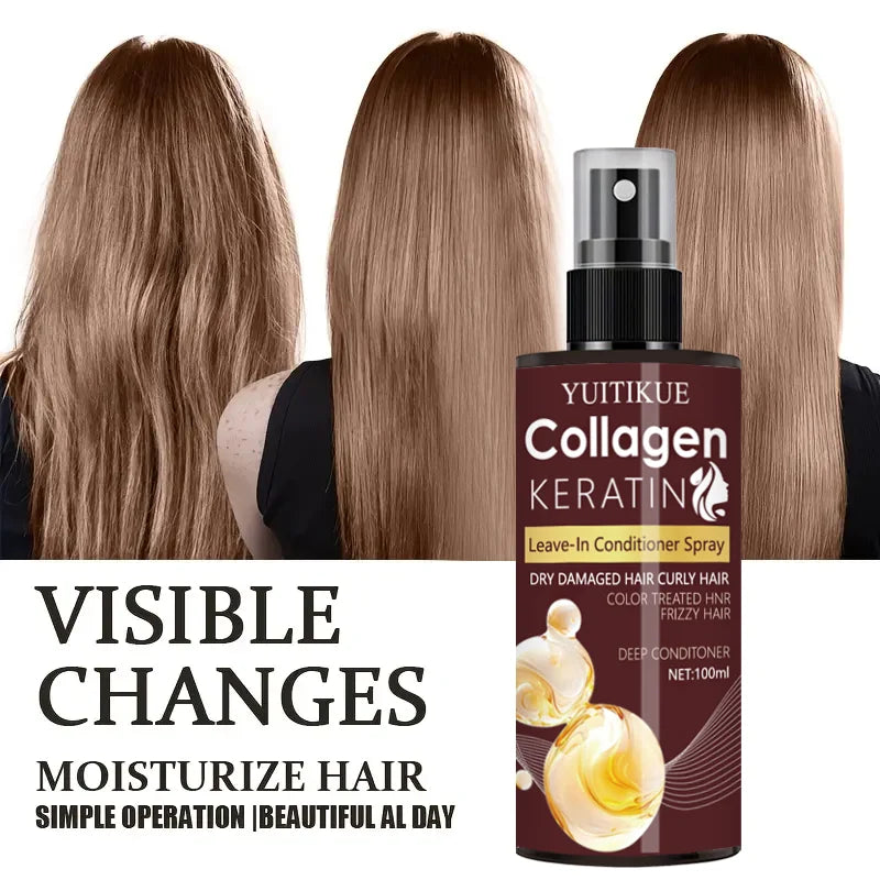 Collagen & Keratin Hair Spray – Repair, Nourish & Oil Control