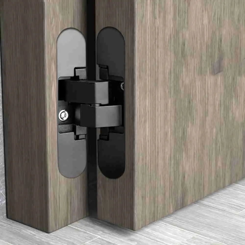 Stainless Steel Hardware Hidden Hinges invisible Loop Cross Door Hinge Furniture Supplies Window Accessories Oasis Select