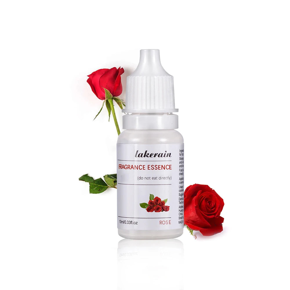 DIY 10ml Pure Fruit Fragrance Oil Diffuser Essential Oils Strawberry Flavor Oil For Lip Gloss DIY Soap Making Lipgloss Essence Oasis Select 9 rose