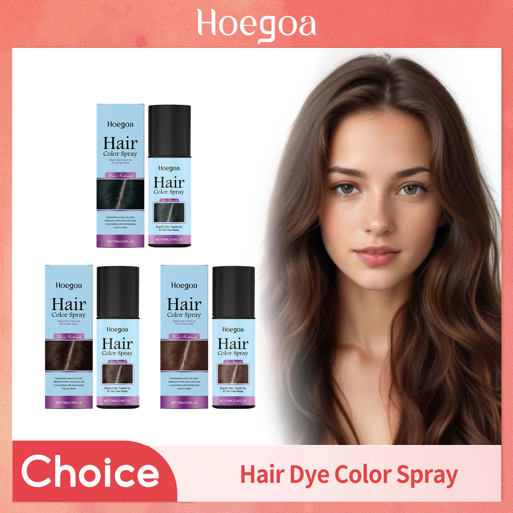 Temporary Hair Coloring Spray One-Time Hair Color Covering White Gray Hair Hairline Dye Lasting Coloring Black Hair Dye Spray Oasis Select