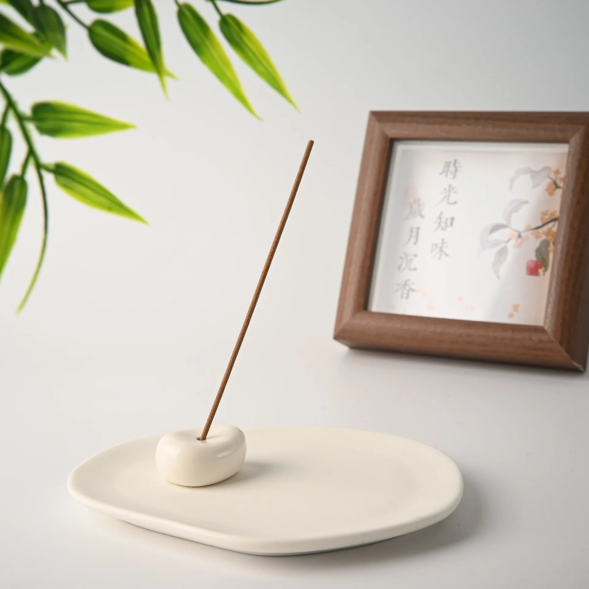 Ceramics Aroma Holder Incense Holder Teahouse Incense Burner Ornament Minimalist Reed Diffuser Stand Home Decor Gift Oasis Select