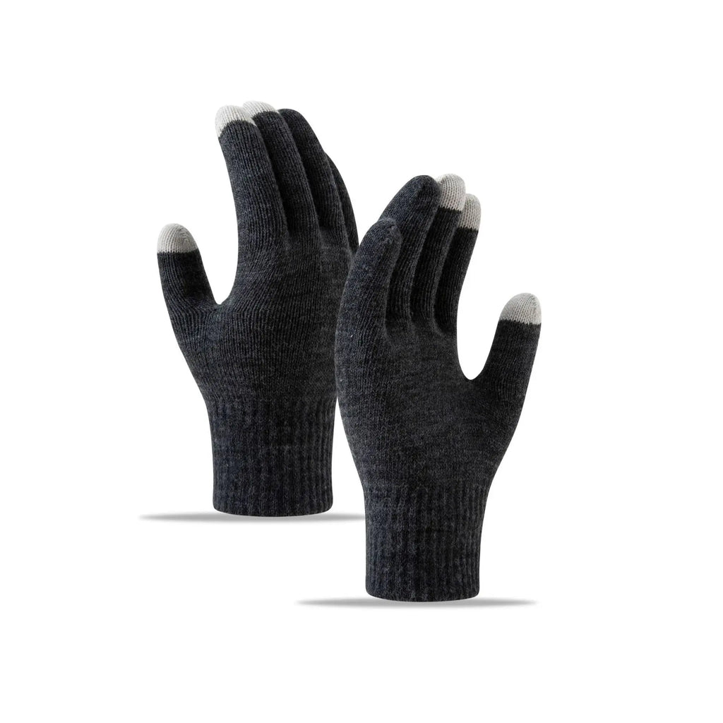 Knitted gloves, touch screen, cycling, skiing, fitness, warmth, autumn and winter outdoor sports trend Oasis Select 1