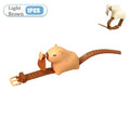 1-10PCS Cute Capybara Wrist Fan Portable Handheld Fan USB Rechargeable Silent Wearable Watch Style Cooling Gadget for Summer Oasis Select Light Brown-1PC