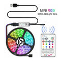 DC 5V TV LED Backlight USB 5050 30LED/M RGB LED Strip Light Remote Kit 5V Music light 1m-5m Oasis Select with 23key Bluetooth IP65 waterproof 5m