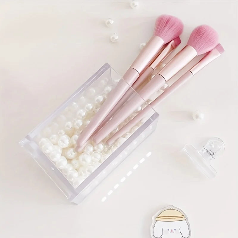 Clear Acrylic Square Pen Holder Desktop Organizer for Pens Pencils Makeup Brushes Office School Home Storage Decorative Box Oasis Select