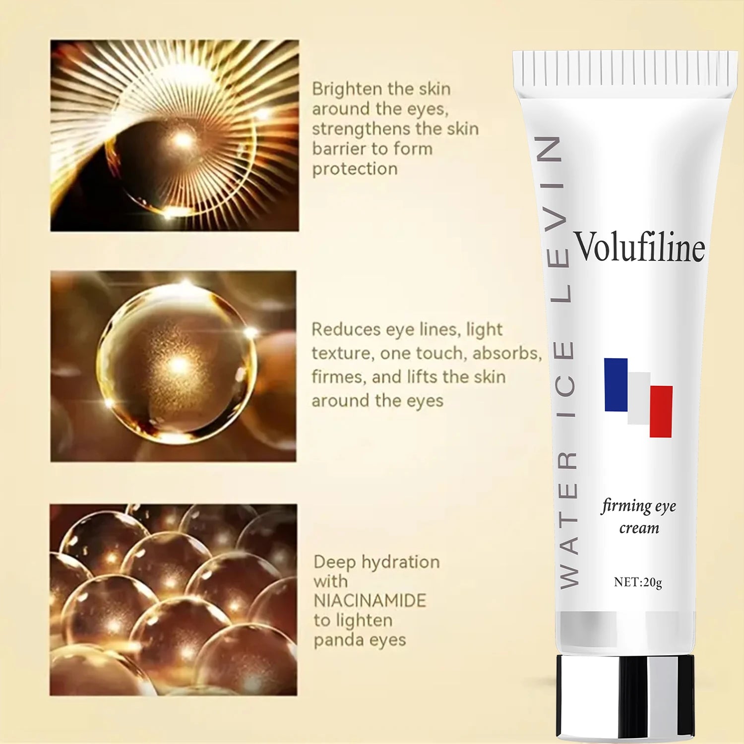 Volufiline Eye Cream – Hyaluronic Acid & Retinol Anti-Aging Eye Cream Oasis Select