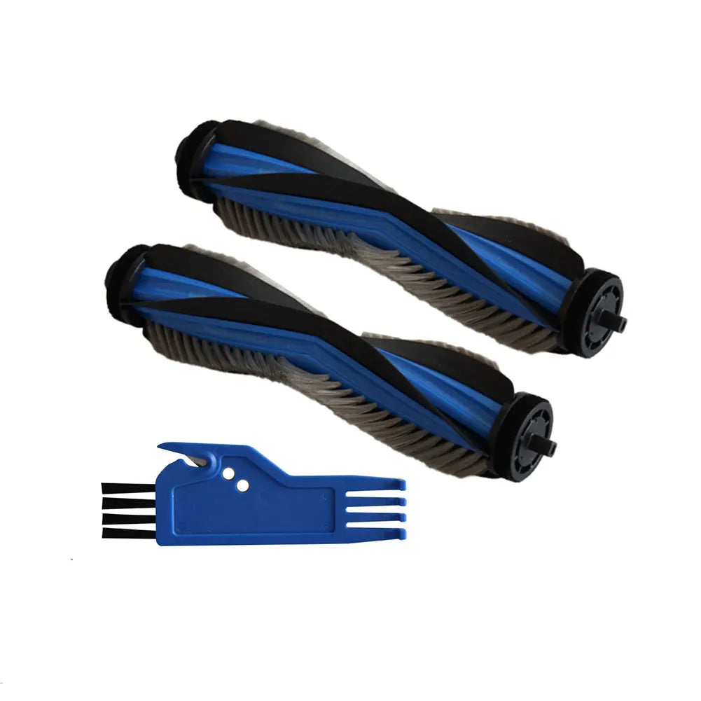 3Pcs Main And Flat Brush Set For Ecovacs For Deebot T50 Pro For Omni For Gen2 Robot Vacuum Cleaner Bristles Replacement Parts Oasis Select 1 set