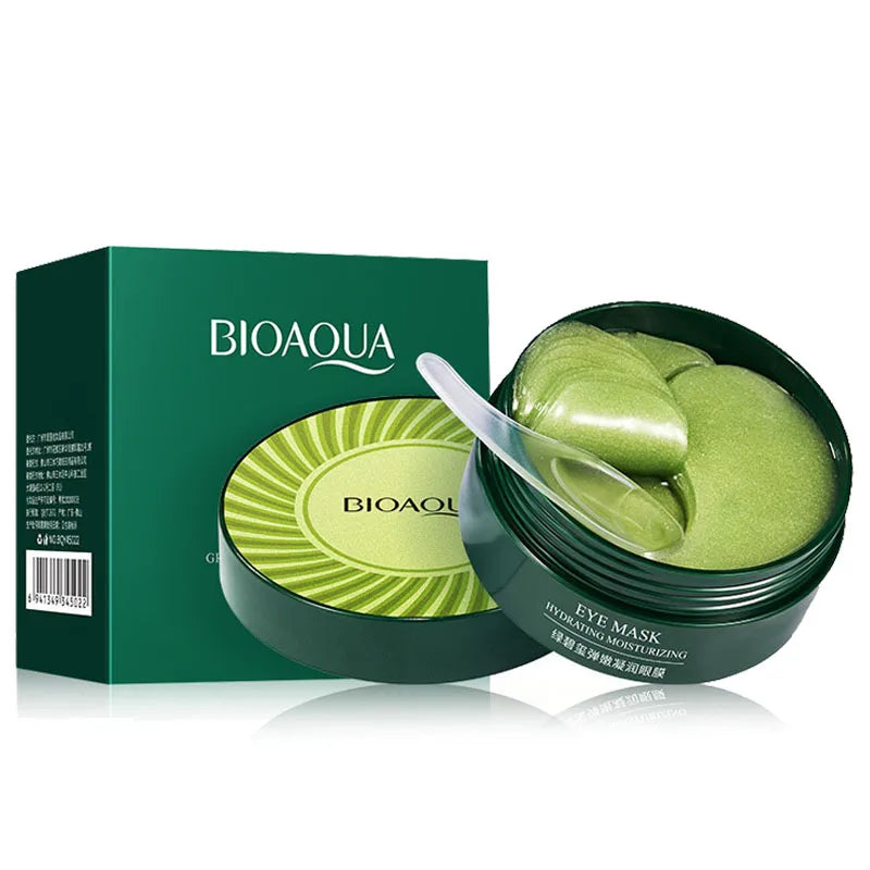 BIOAQUA Collagen Eye Mask 60pcs – Dark Circles & Firming Patches Eye Gel Mask Oasis Select Seaweed 1 box
