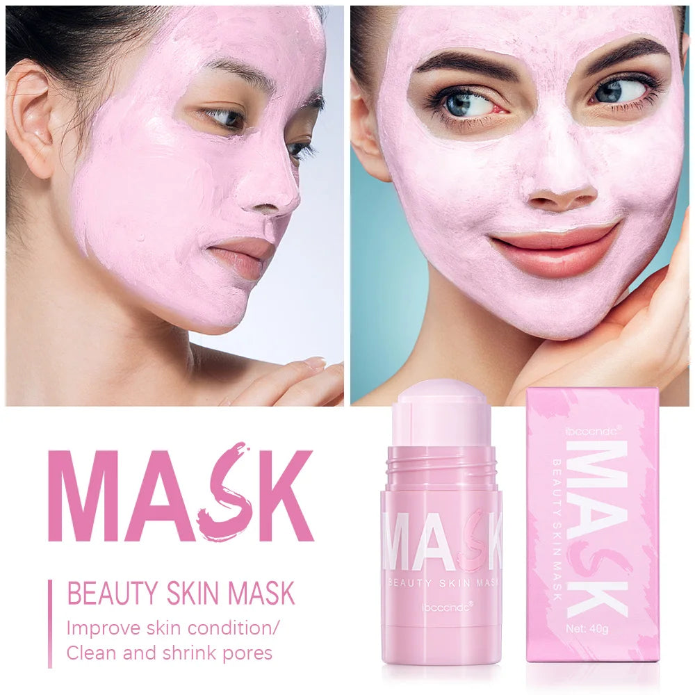Green Tea & Rose Mud Mask Stick – Cleanse, Brighten & Hydrate