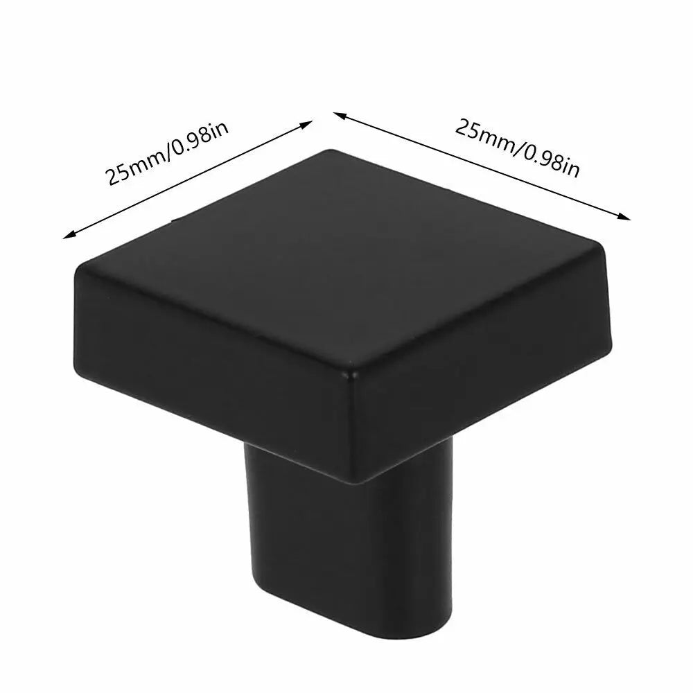 Nordic Fresh Square Cabinet Knobs Black, Gold, Silver Cupboard Drawer Knob Handles Pulls Furniture Home Decor DIY Door Handle Oasis Select