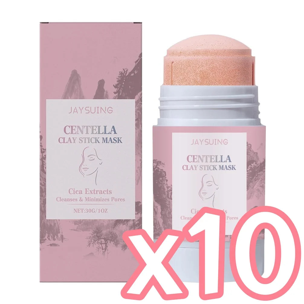 Centella Asiatica Clay Mask Stick – Pore Minimizer & Blackhead Clay Face Mask Oasis Select 30g Boxed x 10