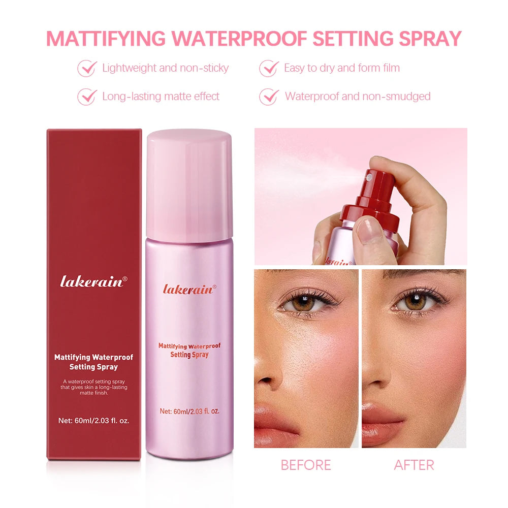 Setting Sprap Waterproof Matte For All Skin Makeup Control Oil Color Rendering Hold Makeup For Base Makeup And Makeup Non-Sticky Oasis Select