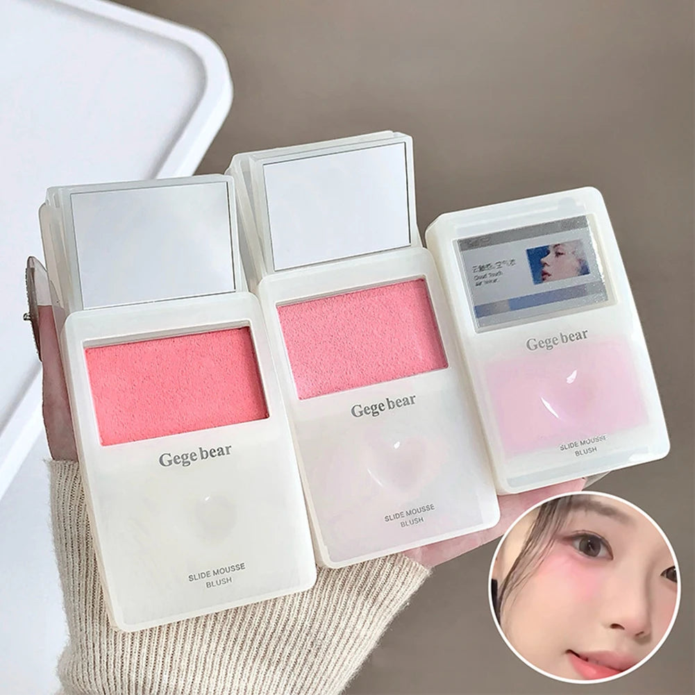 Floral Single Blush Low Saturation Matte Silky Texture Waterproof Sweatproof Long Lasting Daily Date Makeup Oasis Select