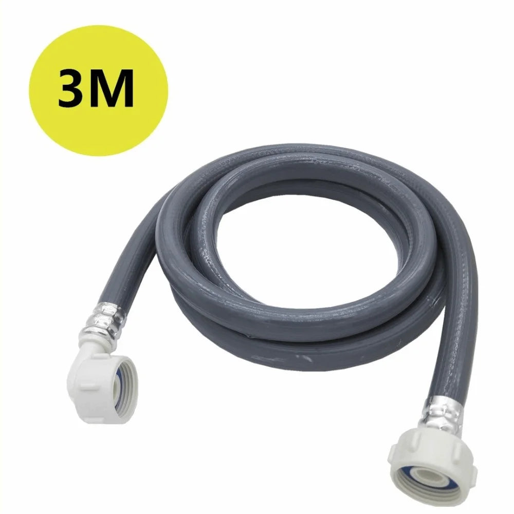 3/4" High-Pressure PVC Washing Machine Inlet Hose 2–5M