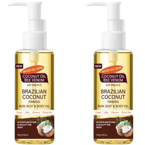 Brazilian Coconut Firming Body Oil, 48H Moisture & Sculpting with Acai, Guarana & Hyaluronic Acid for Bum & Bust Oasis Select WHITE 100g