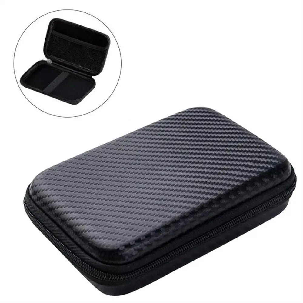 Portable Phone Charger Zipper Bag EVA Protection Case Hard Disk Data Cable Headphone Storage Pocket Pouch Travel Storage Box Oasis Select