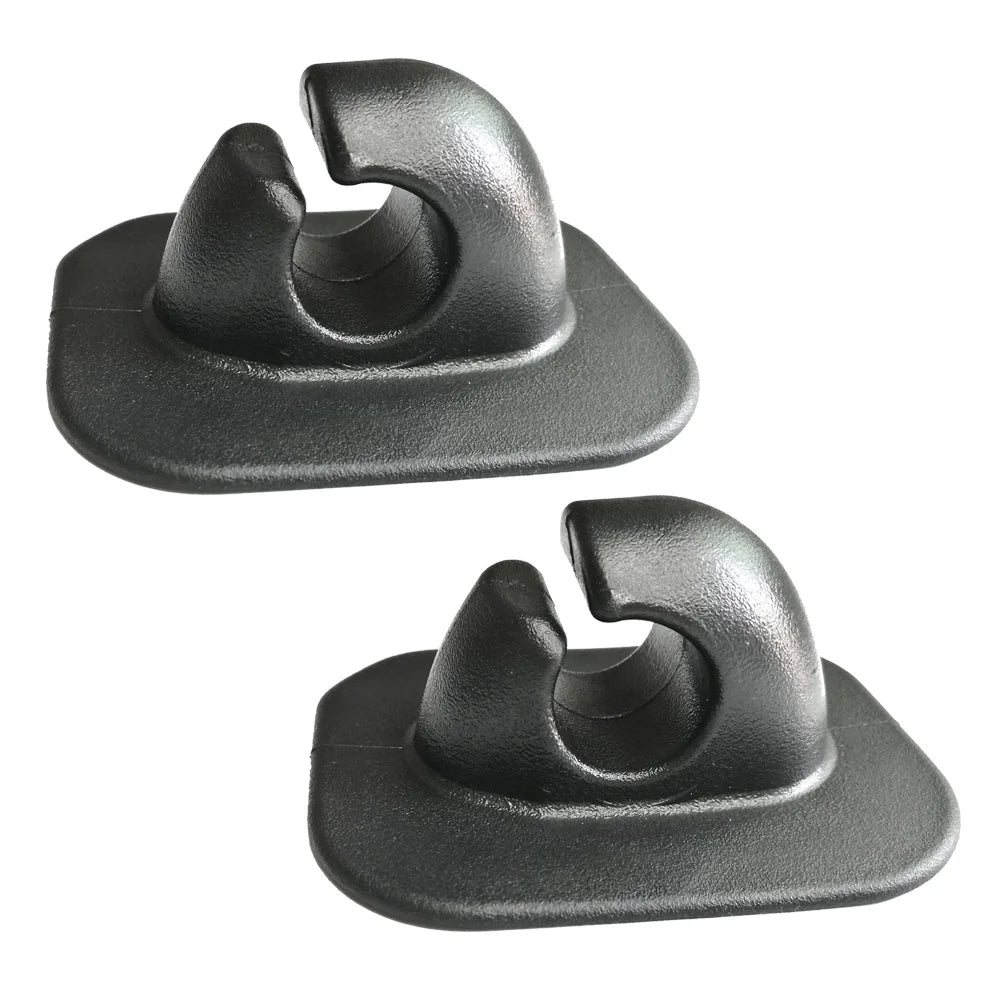 2pc Inflatable Boat Rowing Pole Paddle Clips Holder PVC Mount Patch Dinghy Kayak Canoeing Rafting Round Single Hole Rope Buckle Oasis Select Default Title