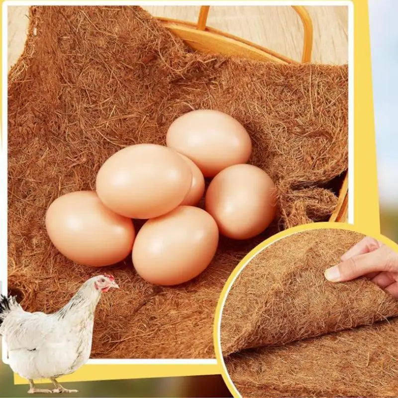 Coconut Fiber Nesting Liner Mats – Coop, Bird & Reptile 5/10pk