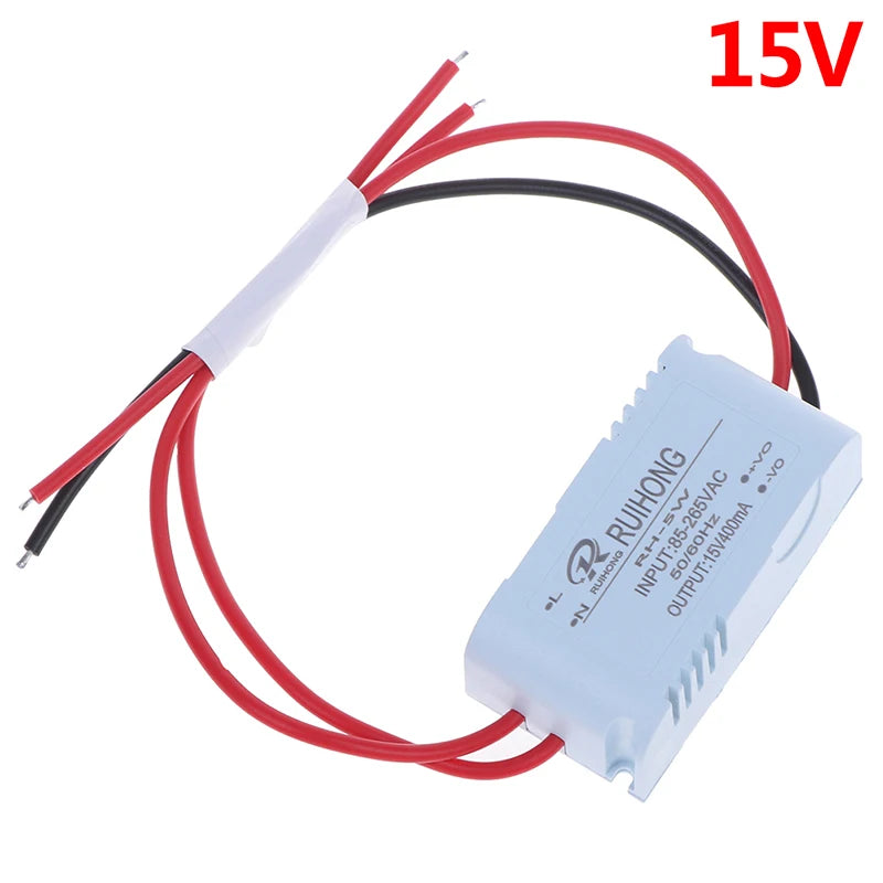 AC-DC Power Supply Module AC 1A 5W 220V to DC 3V 5V 9V 12V 15V 24V Mini Convert Oasis Select 15V