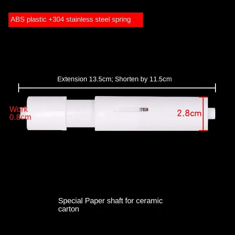 Replacement Toilet Roll Paper Shaft Tissue Box Adjustable Paper Roll Core Tissue Spindle Insert Spring For Bathroom Accessories Oasis Select D