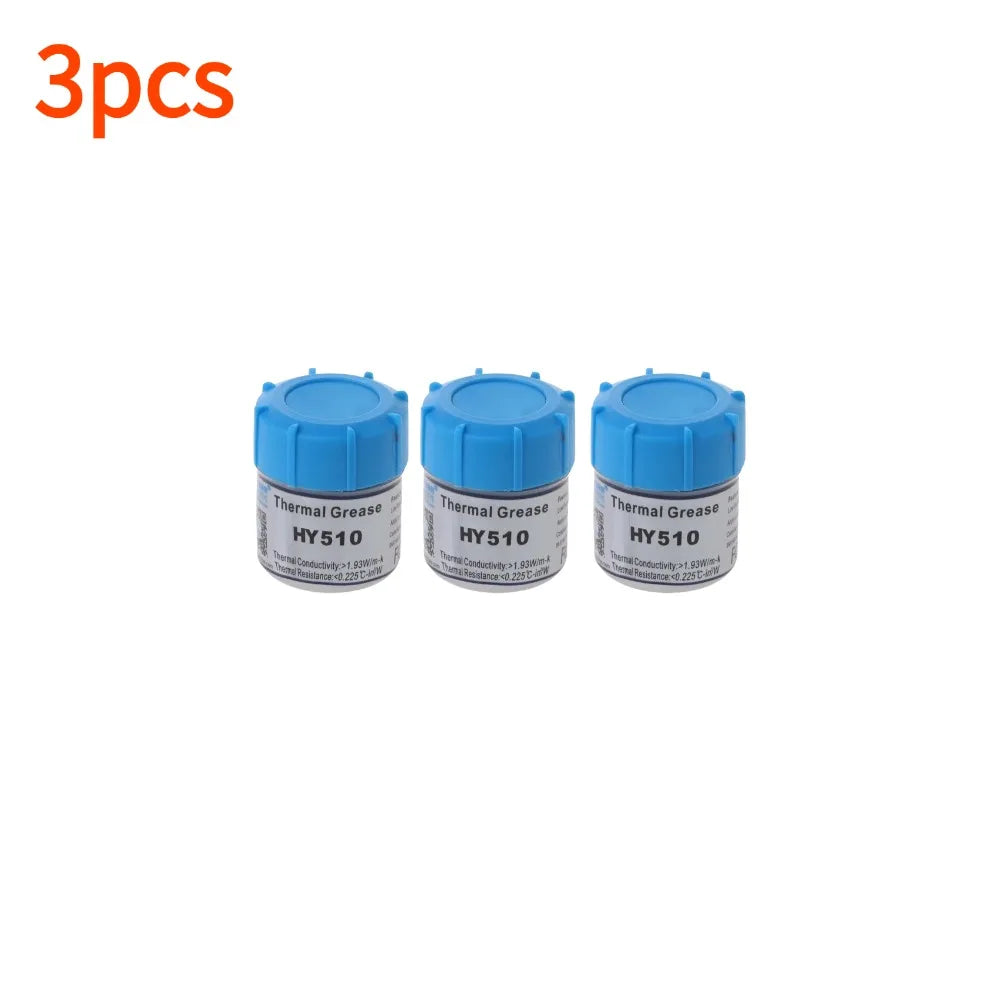 1/-10pcs 10g HY510 Silicone Thermal Paste CPU Thermal Paste For Conductive Grease Heatsink CPU GPU Chipset Notebook Cooling Oasis Select 3pcs