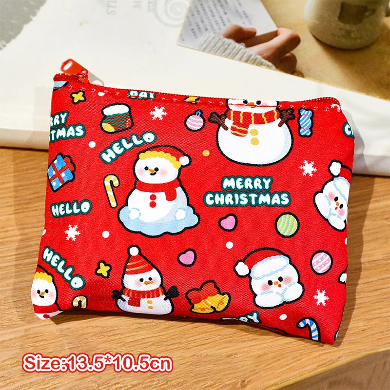 Mini Christmas Coin Purse – Cartoon Storage Bag | Kids Gift Mini Coin Purse Oasis Select A3