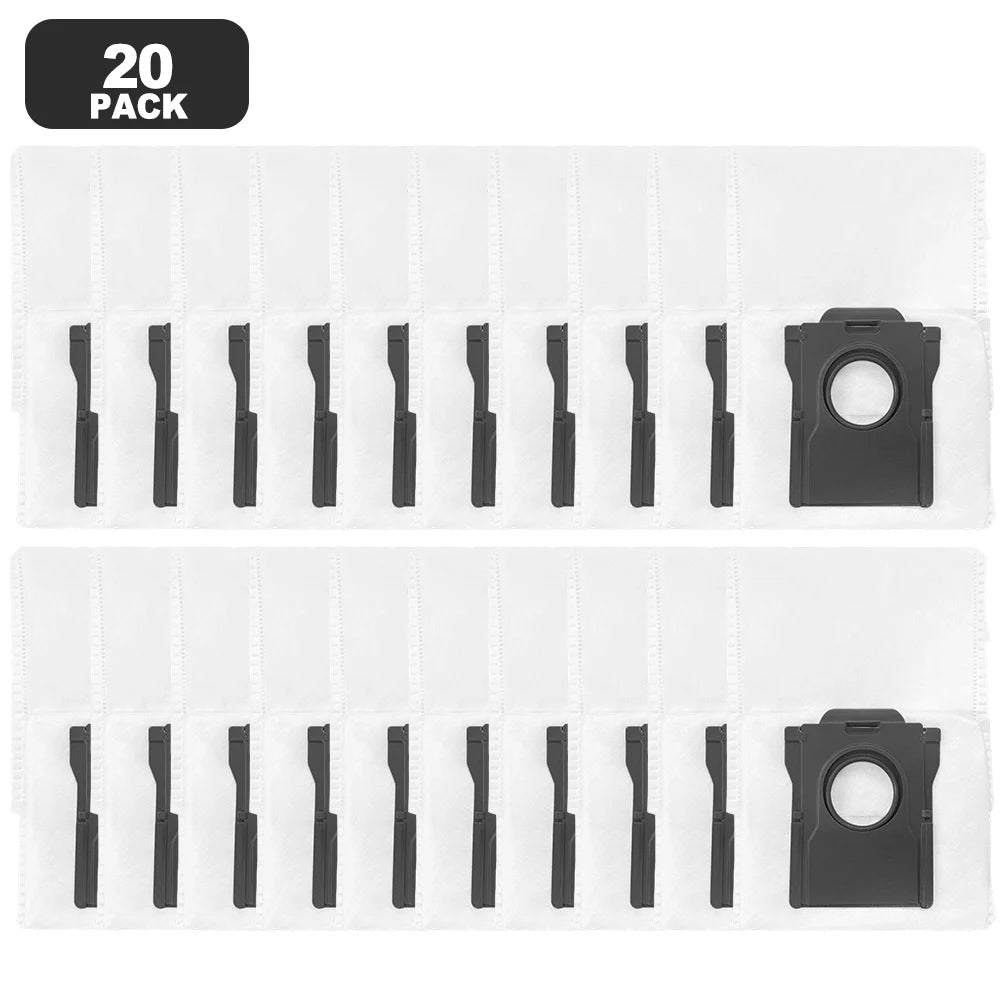 3.3L Large Capacity Dust Bags For Dreame For X50 For Master L30s Pro For Mova V50 Ultra Robot Vacuum Cleaner Parts Oasis Select 20 PACK