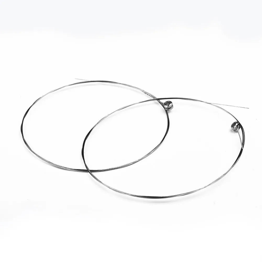 5Pcs Single Guitar Strings Acoustic Guitars Top 1st E Plain Steel Gauges 012 Replacement Musical Instrument Guitar Accessory Oasis Select