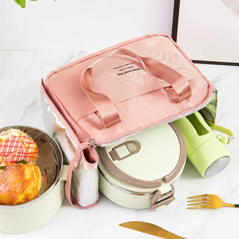 Insulated Lunch Bag | Aluminum Foil Waterproof Lunch Box Tote