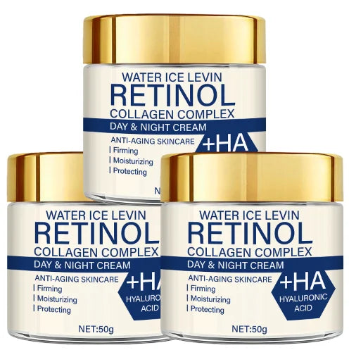 Retinol Collagen Day & Night Cream with HA – Anti-Aging 50g