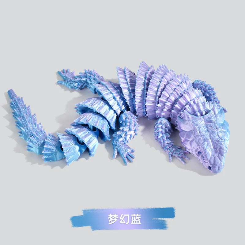 3D Printed Lizards, Home Office and Vehicle Decorations, Landscaping Figurines, Gifts Home Decorative Children's Gift Oasis Select Dream Blue