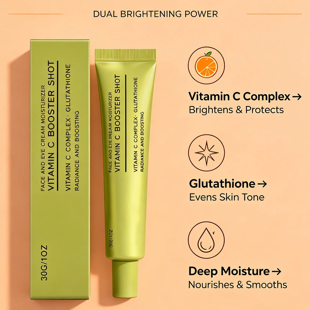 30g Niacinamide Moisturizing Cream Vitamin C Booster Shot Face Eye Cream Brightening Hydrating Smoothing Improves Fine Lines Oasis Select