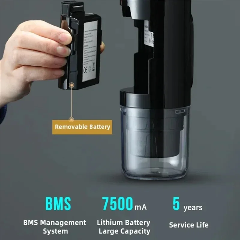 Portable 20-Bar Espresso Machine 7500mAh Wireless | Travel & Home
