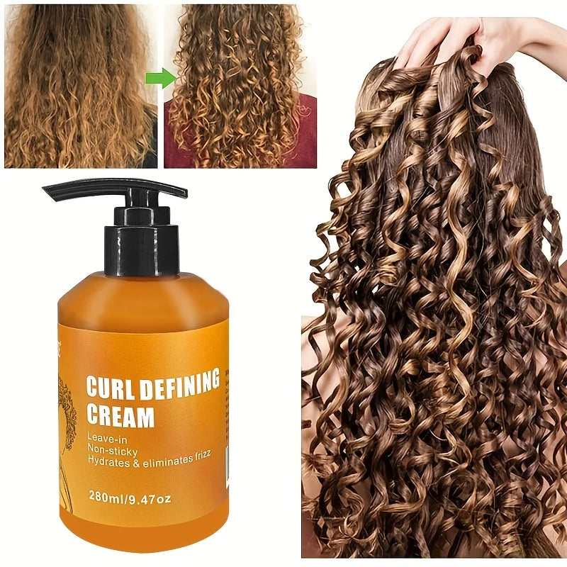 Curl Defining Cream with Argan Oil for Wavy & Curly Hair 280ml