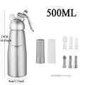 500/1000ml Cream Foam Gun Cake Piping Gun Siphon Squeeze Bottle Dessert Tool Squeeze Bottle Dessert Tool Kitchen Accessories Oasis Select 500ML