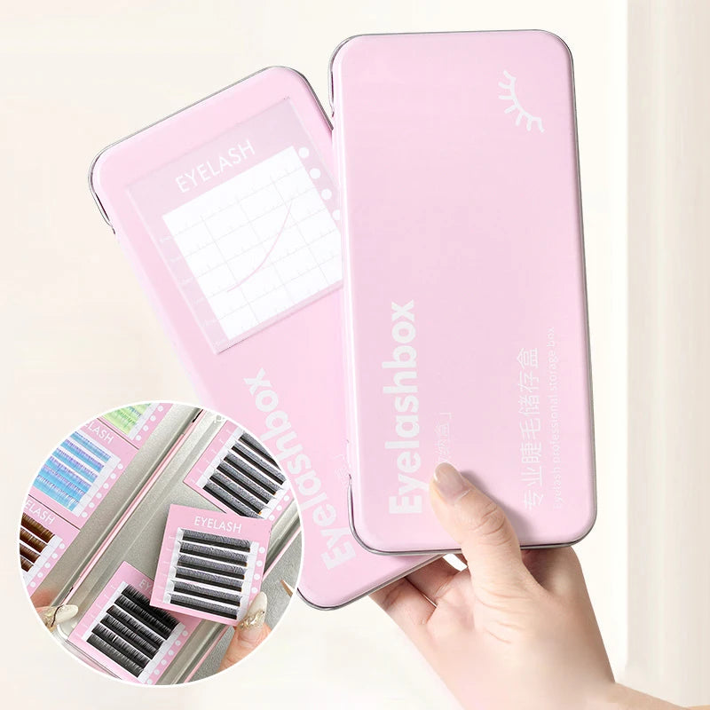 Eyelash Grafting Table,Portable Eyelash Organizer,eyelash Box, Space Saving Storage Box,Eyelash Extension Studio Tool,Eyelash Ex Oasis Select