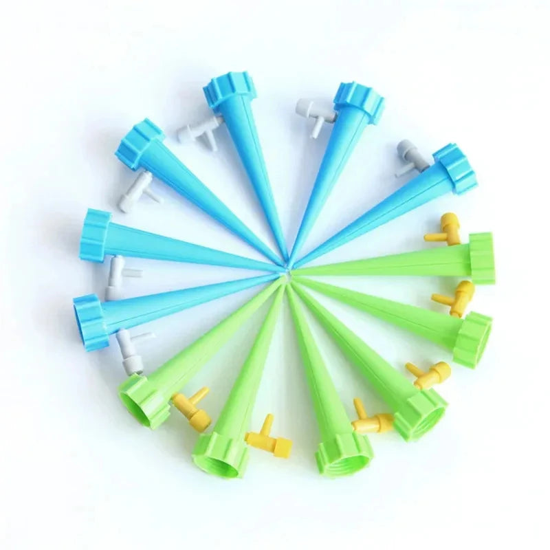 6/18/30pcs Automatic Flower Watering Device Adjustable Dripper Watering Device Self-Watering Gardening Potted Plant Irrigation Oasis Select
